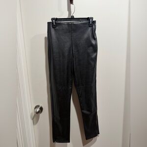 Old Navy Extra High-Rise Black Skinny Pants - Faux Leather